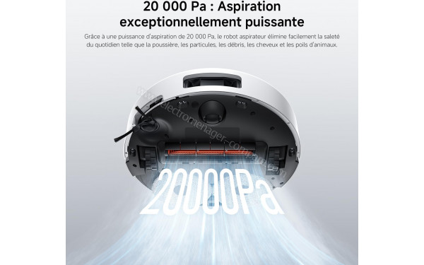 XIAOMI Robot Vacuum 5 Blanc - Puissance d'aspiration