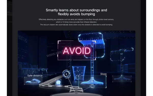 XIAOMI Mi Robot Vacuum Mop 2 Pro+ - Syst&egrave;me anti-collision