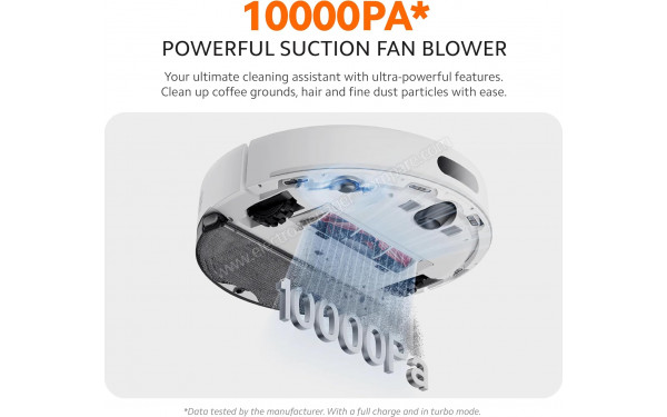 XIAOMI S40 - Puissance d'aspiration