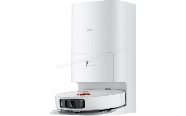 XIAOMI X10+ - Vue de 3/4 droite sur la base de chargement