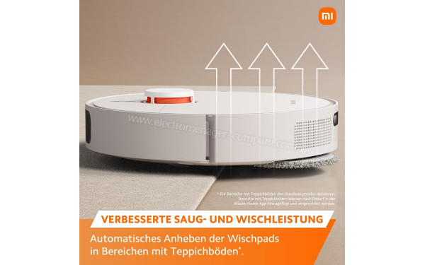 XIAOMI X20+ - D&eacute;tection intelligente des tapis et moquettes 