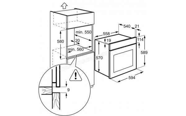ZANUSSI ZOB35723XU - Sch&eacute;ma technique