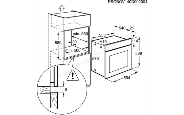ZANUSSI ZOB442X - Sch&eacute;ma technique