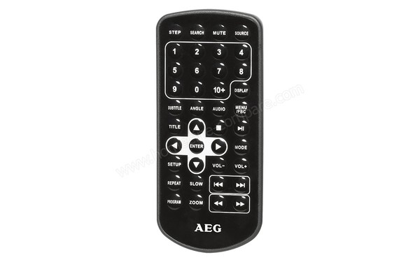 AEG DVD 4555 LCD - T&eacute;l&eacute;commande