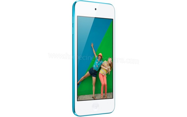 APPLE iPod touch 5G 64 Go Bleu - Vue 3/4 gauche