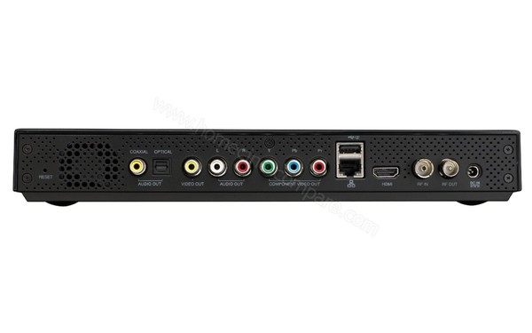 ASUS OPlay TV Pro (sans DD) - Vue de l'arri&egrave;re (connectique)