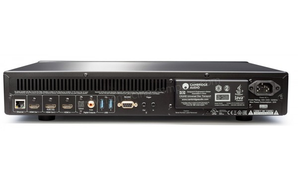 CAMBRIDGE AUDIO CXUHD - Vue de l'arri&egrave;re