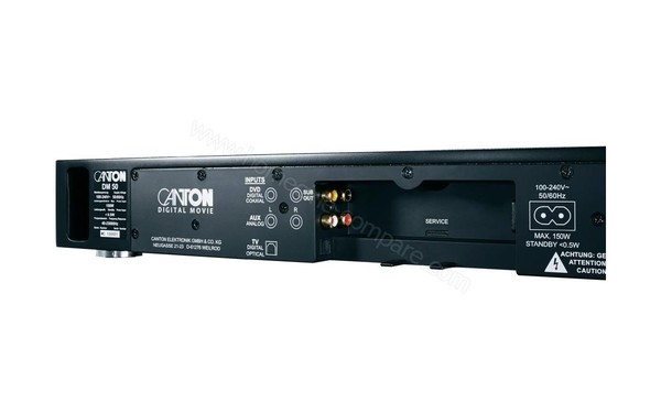 CANTON DM50 Noir - Connectique