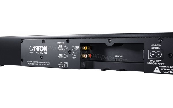 CANTON DM75 Noir - Connectique