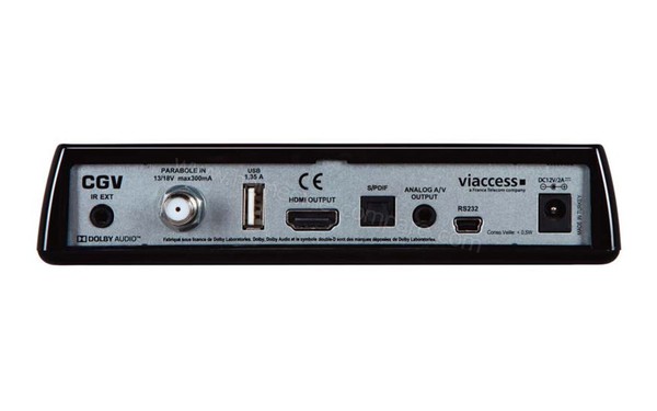 CGV E-SAT HD-W4 - Vue de l'arri&egrave;re