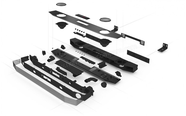 CREATIVE Sound BlasterX Katana - Vue de l'int&eacute;rieur