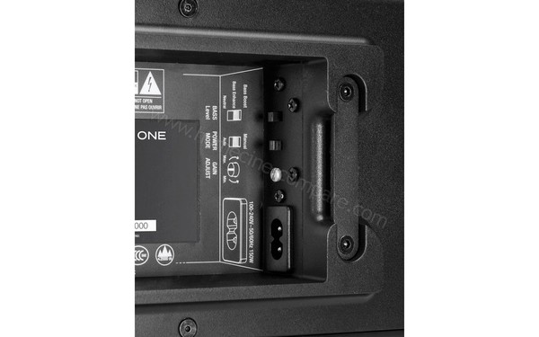 DALI KUBIK ONE Noir - Connectique - Vue gauche