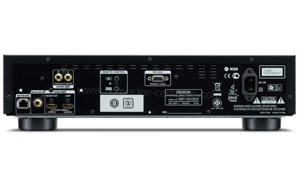 DENON DBT-3313UD Premium Argent - Connectique