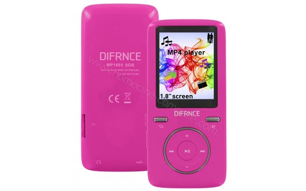 DIFRNCE MP1805 8 Go Rose - Vue multiple