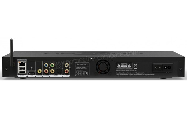 DUNE HD Base 3D (sans DD) - Vue arri&egrave;re