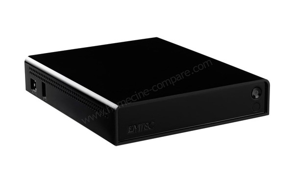 EMTEC Movie Cube K300H 2 To - Vue 3/4 gauche