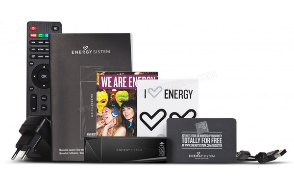 ENERGY SISTEM Energy Android TV Dongle Dual - Accessoires fournis