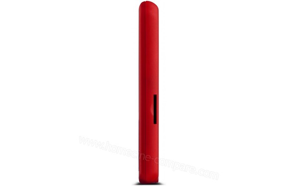 ENERGY SISTEM Energy MP4 DJ 2 Ruby Rouge - Vue de profil du Baladeur vid&eacute;o