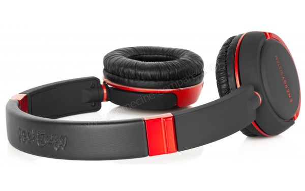 ENERGY SISTEM Energy MP4 DJ 2 Ruby Rouge - Vue &agrave; plat du Casque