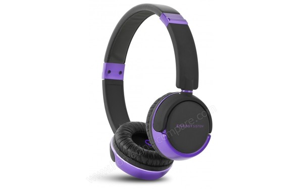 ENERGY SISTEM Energy MP4 DJ 2 Violet Dream - Vue 3/4 droite du Casque