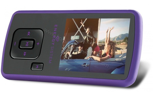 ENERGY SISTEM Energy MP4 DJ 2 Violet Dream - Position horizontale du Baladeur vid&eacute;o