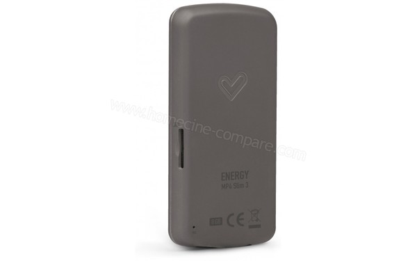 ENERGY SISTEM Energy MP4 Slim 3 Marron 8 Go - Vue de l'arri&egrave;re