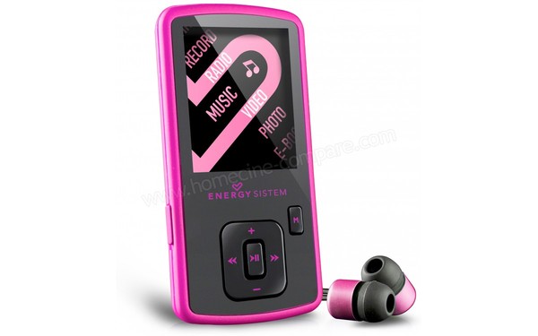 ENERGY SISTEM Energy MP4 Slim 3 Rose 4 Go - Vue 3/4 gauche