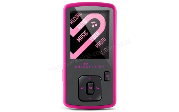 ENERGY SISTEM Energy MP4 Slim 3 Rose 4 Go - Vue de face