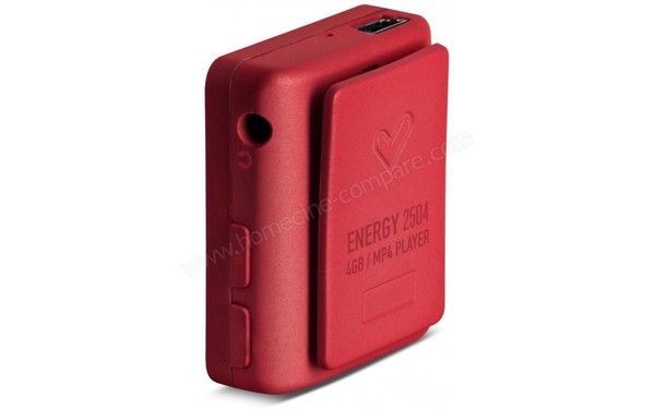 ENERGY SISTEM Energy Urban 2504 Rouge - Vue de l'arri&egrave;re