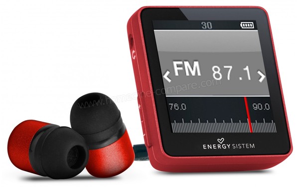 ENERGY SISTEM Energy Urban 2504 Rouge - Mode FM + Ecouteurs