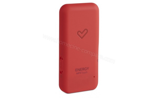 ENERGY SISTEM MP4 Touch 8 Go Coral - Vue 3/4 arri&egrave;re