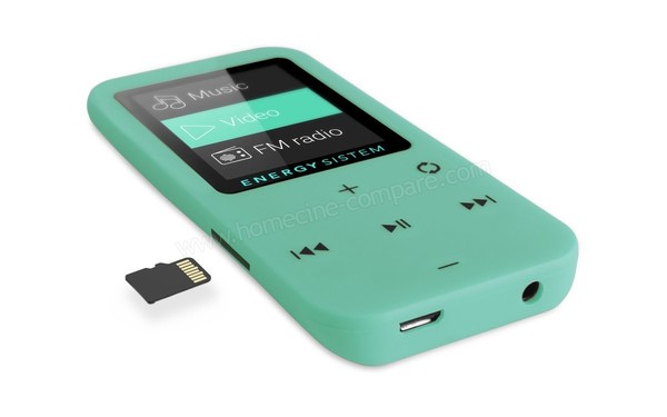 ENERGY SISTEM MP4 Touch 8 Go Menthe - Vue 3/4 gauche 2