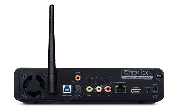 FANTEC 4KP6800 (sans DD) - Vue de l'arri&egrave;re