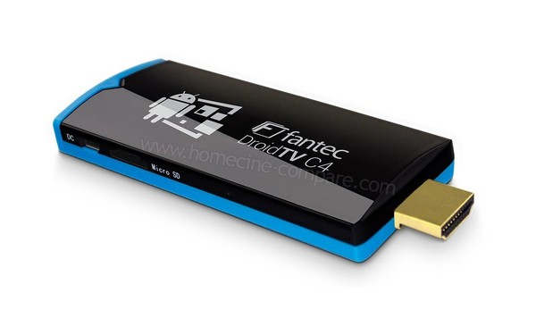 FANTEC DroidTV C4 - Vue 3/4 gauche