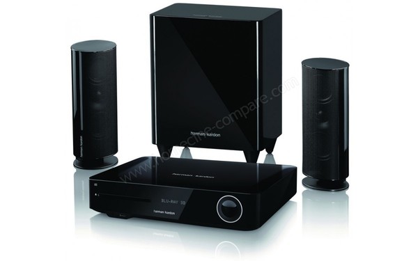HARMAN KARDON BDS-480 Noir - Vue 3/4 droite