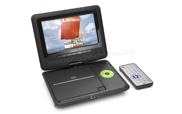 LENCO DVP-736 Vert - Portable ouvert avec t&eacute;l&eacute;commande