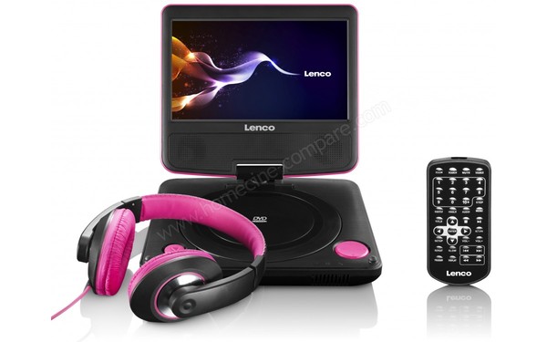 LENCO DVP-754 Rose - Vue de face