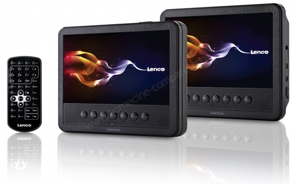 LENCO MES-212 - Vue 3/4 droite avec t&eacute;l&eacute;commande