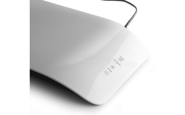 LENCO TS-10 Blanc - Vue 3/4 droite rapproch&eacute;e