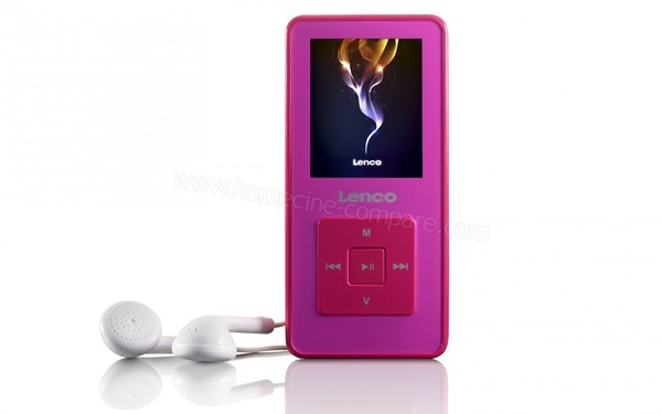 LENCO Xemio-656 Rose 4 Go - Vue de face