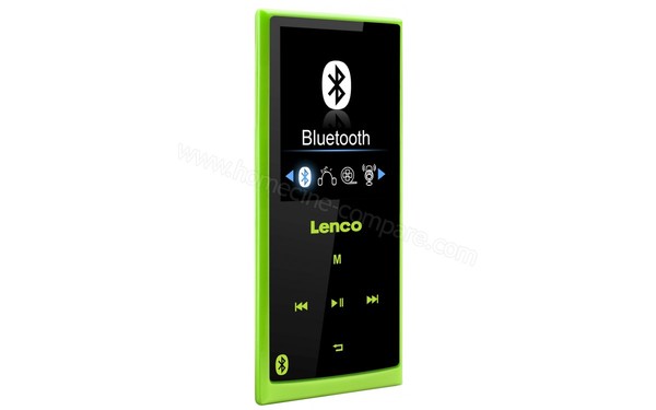 LENCO Xemio-760 BT Vert 8 Go - Vue 3/4 gauche