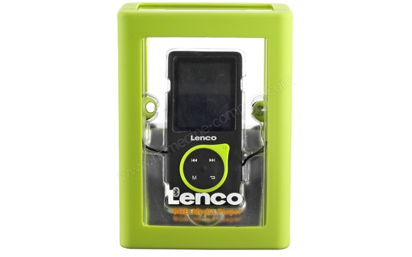 LENCO Xemio-767 BT Vert 8 Go - Packaging - vue de face