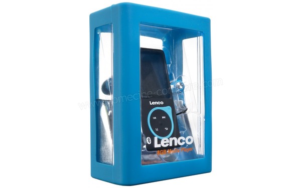 LENCO Xemio-767 BT Bleu 8 Go - Packaging - vue 3/4 gauche