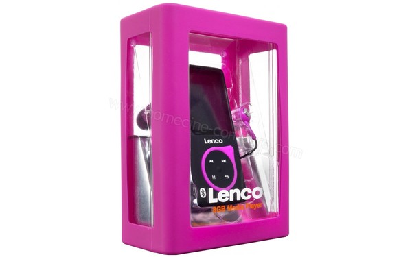 LENCO Xemio-767 BT Rose 8 Go - Packaging - vue 3/4 gauche