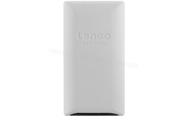 LENCO Xemio-966 Blanc 8 Go - Vue de l'arri&egrave;re