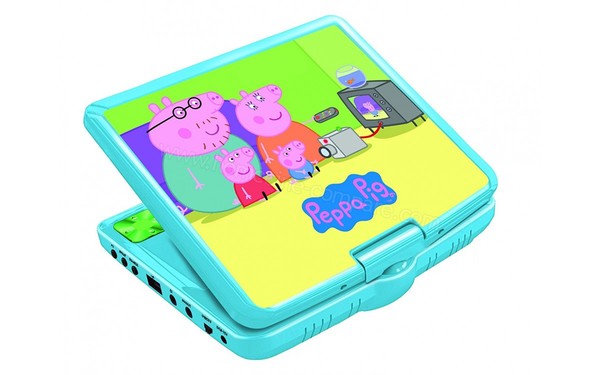LEXIBOOK DVDP6PP Peppa Pig - Vue 3/4 arri&egrave;re