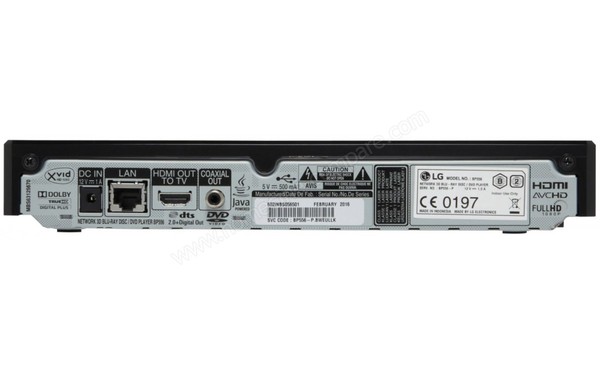 LG BP556 Import EU - Vue de l'arri&egrave;re