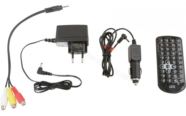 LISTO 7DVD-728 - Accessoires fournis (cr&eacute;dit : Boulanger)