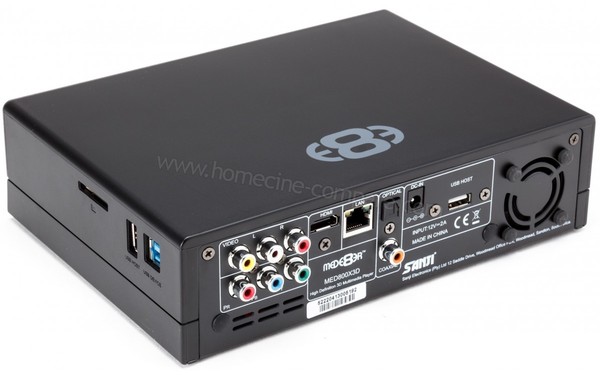 MEDE8ER MED800X3D 3 To - Vue de l'arri&egrave;re