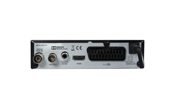 METRONIC Zapbox HD-SO.2 - Vue de l'arri&egrave;re